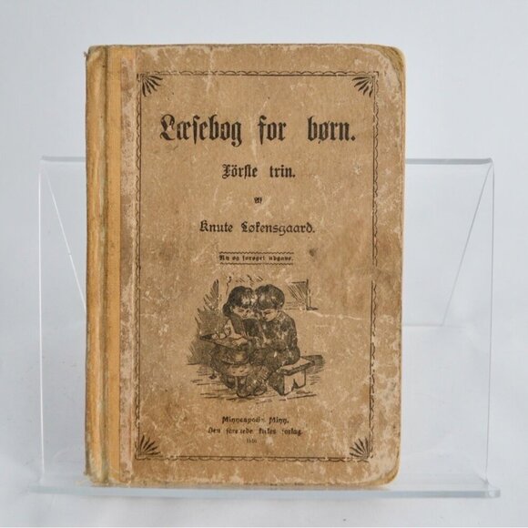 1916 Antique Norwegian Children's Reader Book - Picture 1 of 8